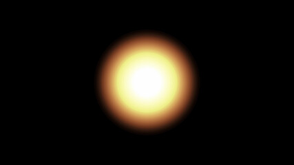 burning sun. the star is burning against the background of the starry sky