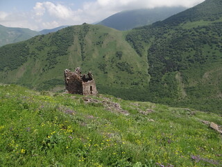 tower in the mountains