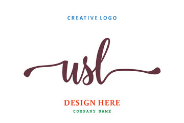USL lettering logo is simple, easy to understand and authoritative
