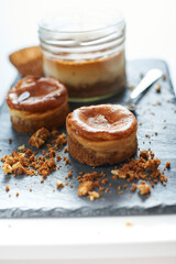 Lava cakes served on board