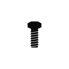 Screw bolt icon design template vector isolated illustration