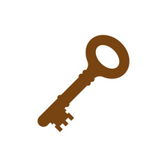 Key icon design template vector isolated illustration
