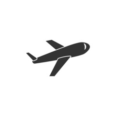 Plane icon design template vector isolated illustration