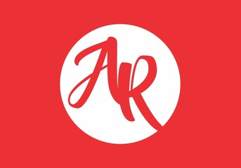 Unique shape of AR initial letter