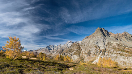 Wild Alps. autumn landscape 