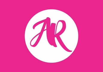 Unique shape of AR initial letter