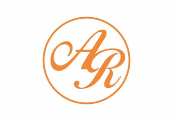 Unique shape of AR initial letter