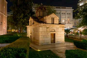 Fototapeta premium Church of Panagia Kapnikarea in Athens, Greece