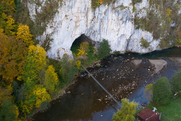 Aerial view of Suncuius, Bihor, Romania