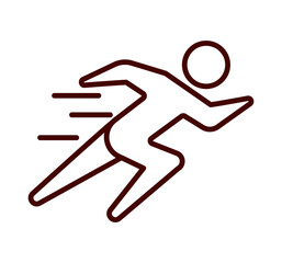 pictogram running man