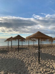 beach hut on the beach