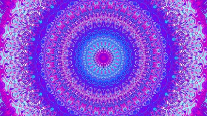 Obraz premium Digital fractal pattern. Abstract background.