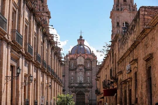 Catedral de Morelia, Michoac&aacute;n, M&eacute;xico.