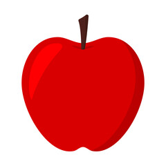 Red Apple Icon clipart vector illustration