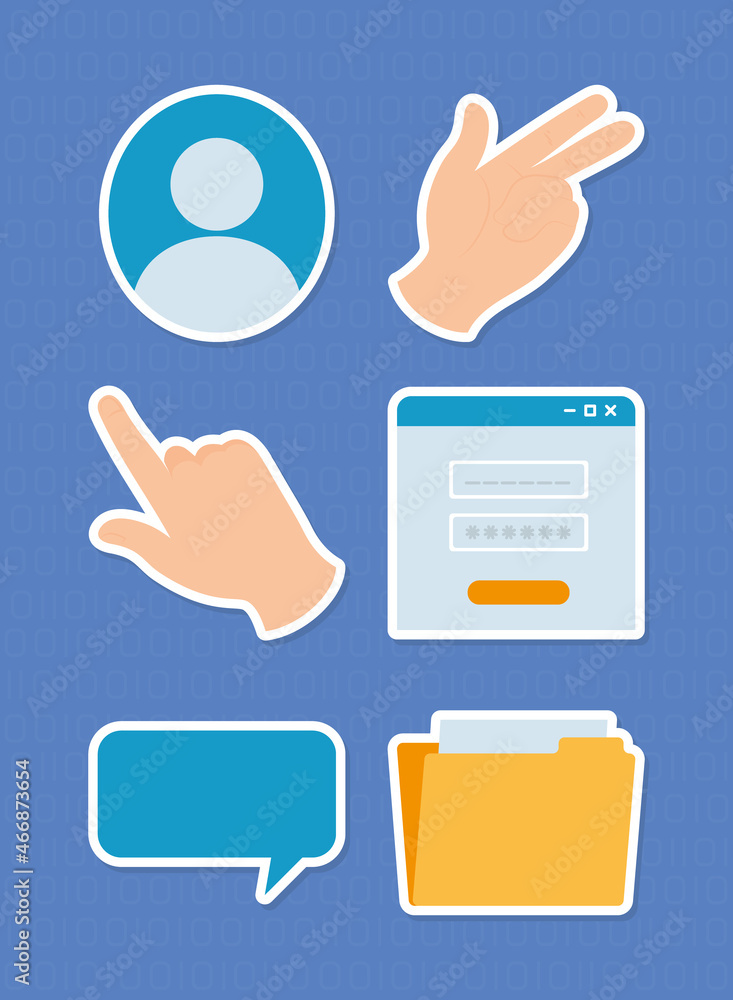 Poster hands and files passwords