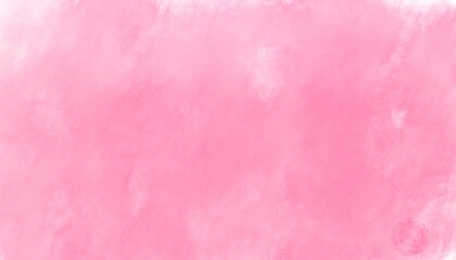 Fototapeta premium Pink watercolor background with space. Hand painted wallpaper art