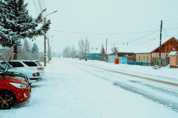 early winter in siberia