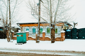 early winter in siberia