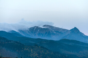 Fototapeta na wymiar panorama Tatr