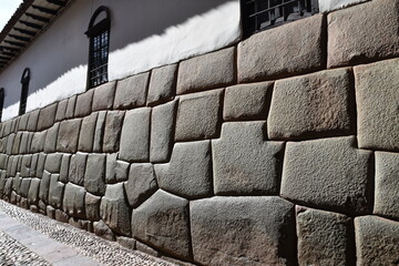 Mur inca à Cusco, Pérou