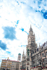 Fototapeta na wymiar Traditional Cathedral building in Munich, Germany