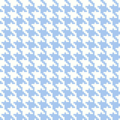 Pied de poule seamless pattern. Abstract geometric textile design. Classic houndstooth fabric design.