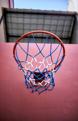 basketball hoop on the net