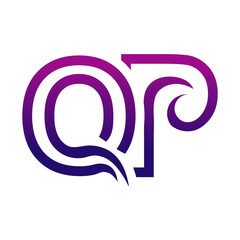 Creative QP logo icon design