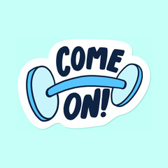 Funny sticker