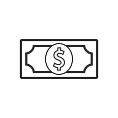 Dollar icon vector illustration design