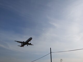 Airbus A321 on approach at Seoul Gimpo 