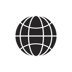 Globe icon vector illustration design