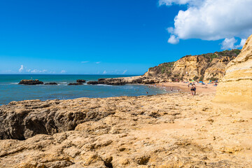 Albufira Coast in Algarve, Portugal