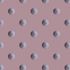 Pink marshmallow pattern.On a pink background.The concept of sweet mood.