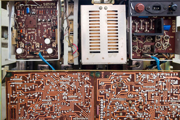 back of tape recorder