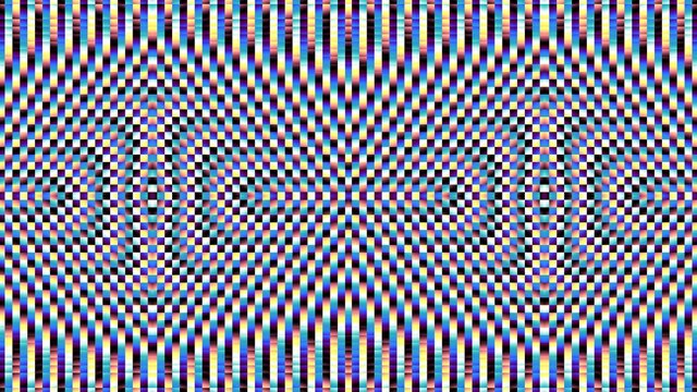 Abstract fractal regular geometric pattern.