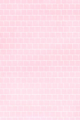 かわいいピンクのタイル壁紙背景　縦