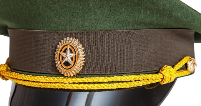 Peaked cap ​of Russian army officer