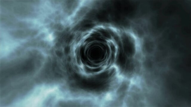 CG energy one color time tunnel spiral glowing hyperspace seamless looping
