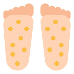foot flat icon