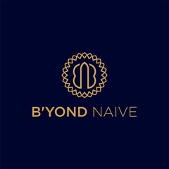 Luxury Style Initials BN Monogram Logo Design. Gold Color. Perfect Symbol. Vector Template