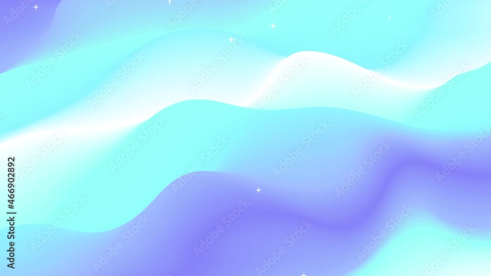 Aufkleber abstract gradient seamless looped animation background. flowing fluid waves. sparkles, glow gradient
