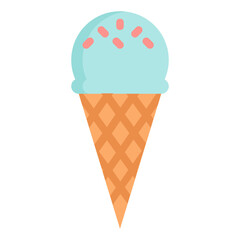 ice cream flat icon