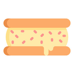 sandwich flat icon