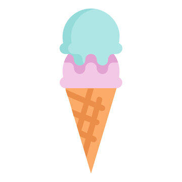 Ice Cream Flat Icon