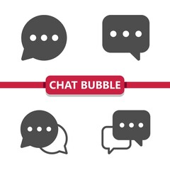 Chat Bubbles - Speech Bubbles - Chat Icons