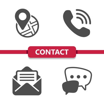Contact - Contact Us Icons