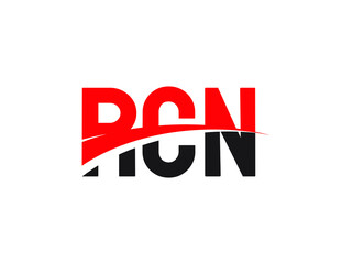 RCN Letter Initial Logo Design Vector Illustration