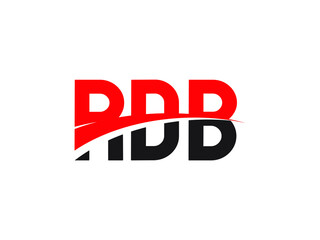 RDB Letter Initial Logo Design Vector Illustration