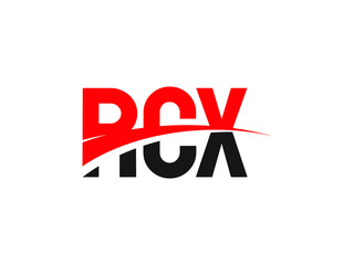 RCX Letter Initial Logo Design Vector Illustration